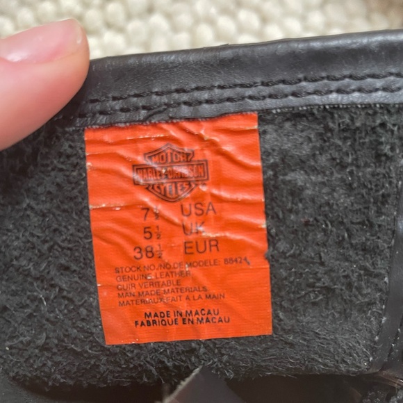 Vintage Women’s Harley Davidson Combat Boots - Picture 4 of 4